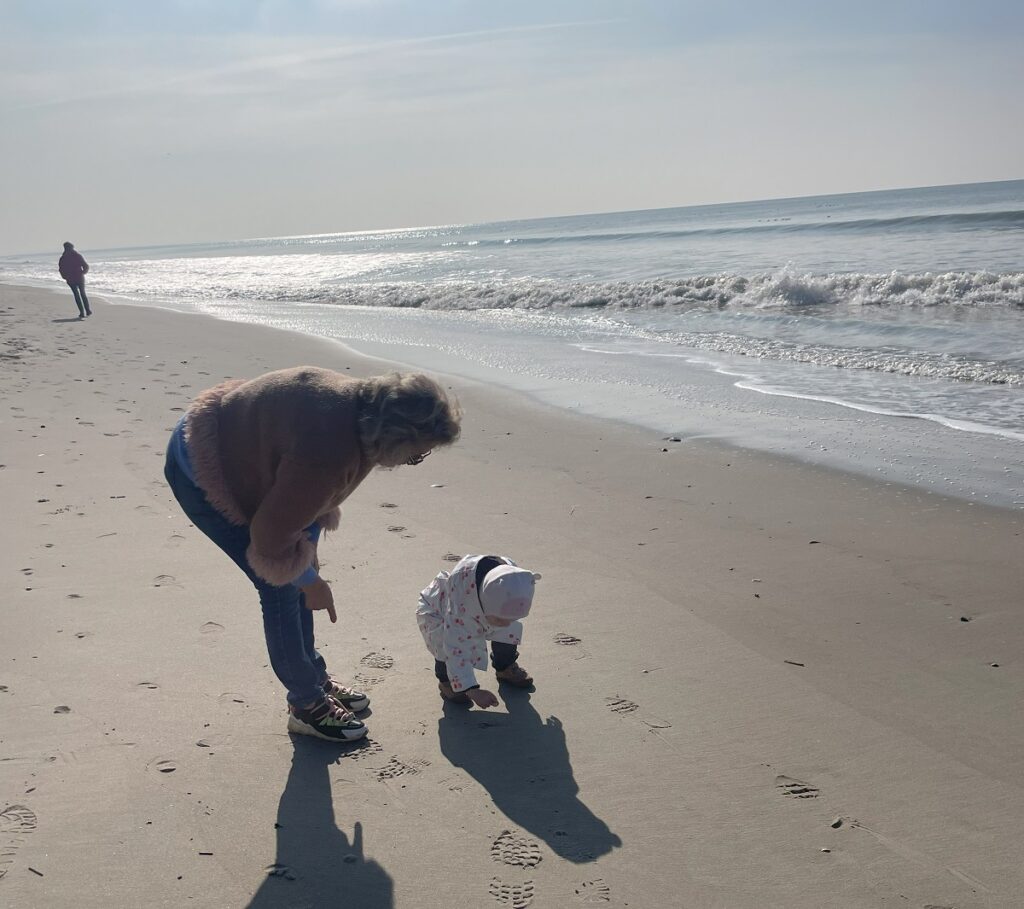 Chasse aux coquillage à Fort Mahon